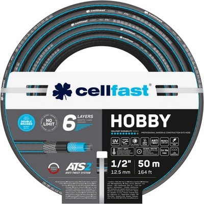 CellFast Záhradná hadica 1/2" 50m HOBBY, 32bar, 6 vrstiev
