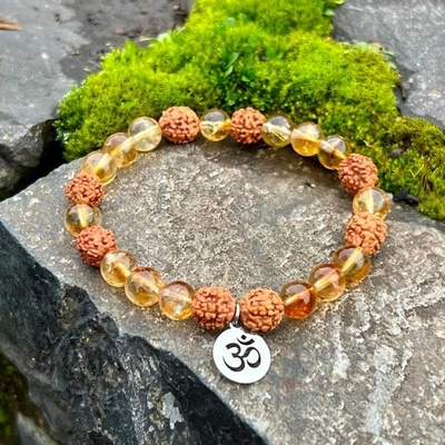 Živé kameny minerální citrínrudraksha Zen NARM2021296