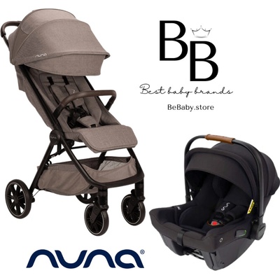 Nuna Set Sport TRVL lx a autosedačky Pipa URBN TRVL™ lx cedar 2025