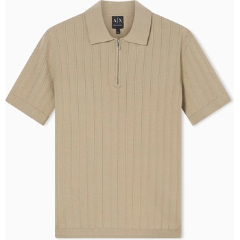 Armani Exchange Блуза с яка Armani Exchange Men's Knitted Polo Shirt - Winter Beige