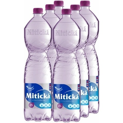 Mitická Prírodná minerálna voda jemne perlivá 6 x 1,5 l