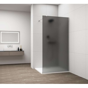 POLYSAN Esca - Душ стена Walk-In 100x210 см, Antidrop, опушено матово стъкло/хром ES1410-01 (ES1410-01)