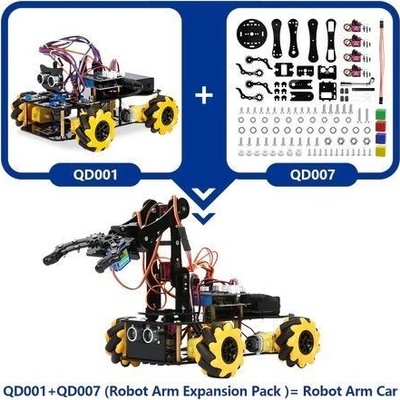 ACEBOTT Rozšiřovací set (robotická ruka) pro autíčka Arduino M390