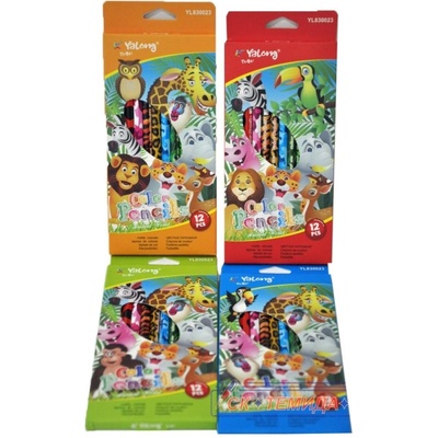 Цветни моливи 12цв. дълги yl830023-12