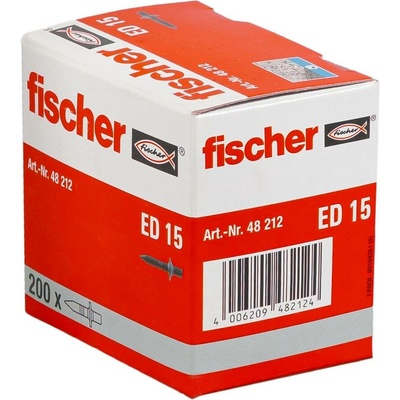 Fischer 48212 zatĺkacia klinec ocel 200 ks; 48212