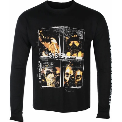ROCK OFF мъжка блуза с дълъг ръкав System Of A Down - Face Boxes - Черен - ROCK OFF - SOADLST14MB