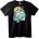 NOONEBRAND Тениска Господ е Моята Скала и Крепост - 2XL, Black