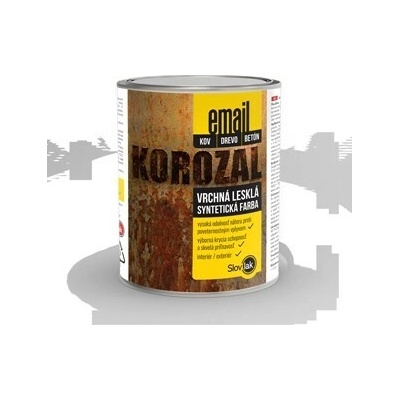 Slovlak Korozal email 3kg lesklý Šedý