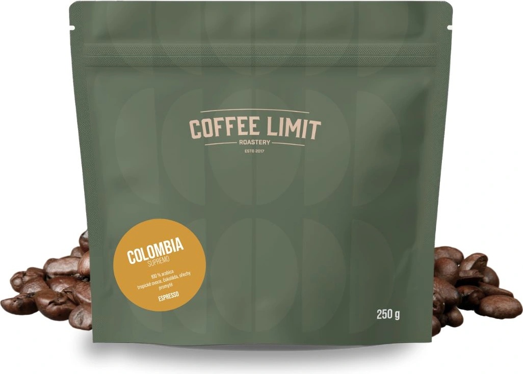 COFFEE LIMIT colombia supremo - Кафе на зърна - 250гр