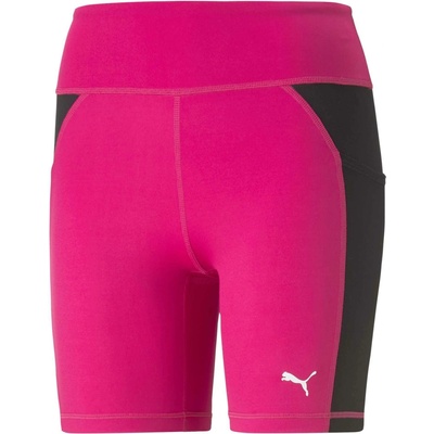 Puma dámske šortky FIT EVERSCULPT 5" TIGHT short ružová čierna biela