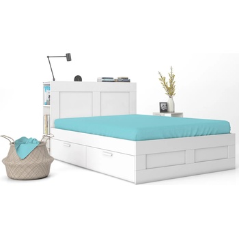 Image 1 of Чаршаф с ластик трико в цвят Петрол