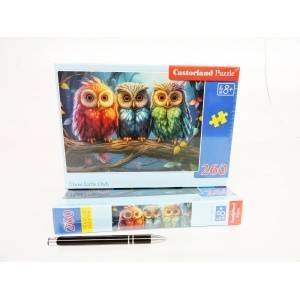 Castorland Puzzles 260 Three Little Owls CASTOR