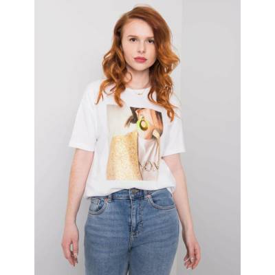 T shirt HB TS 3055.18P white biela S H&B 2016102830849