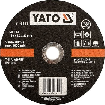 Yato Kotouč na kov 230 x 22 x 2,0 mm YT-5927
