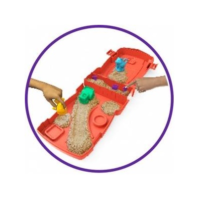 Spin Master Kinetic Sand - Sandy Farm Set (340 Gramm Sand)