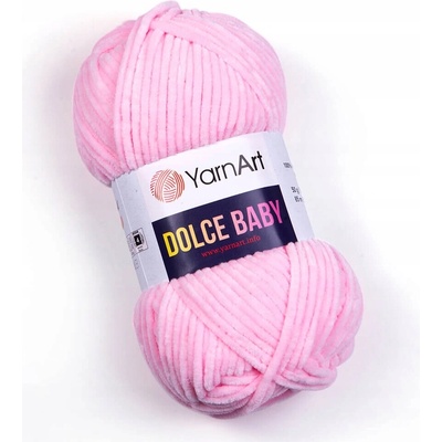 Priadza YarnArt DOLCE BABY 50g/85m 750 RUŽOVÁ