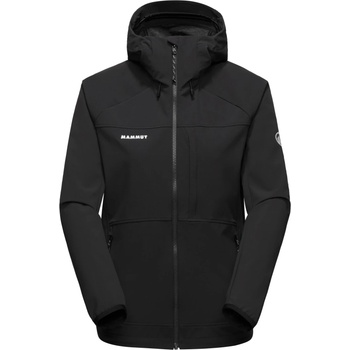 Mammut Дамско софтшел яке Mammut Women's Ultimate Comfort Softshell Hooded Jacket Softshell jacket - Black (103-2751-0112)