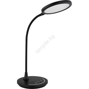 GLOBO 58483 - LED регулируема настолна лампа KENNY LED/12W/230V черна (GL8400)