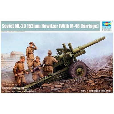 Trumpeter 152mm húfnica ML-20 w M-46 1:35