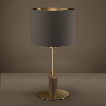 EGLO 390337 - Настолна лампа SANTANDRIA 1xE27/40W/230V кафяв/златист (EG390337)