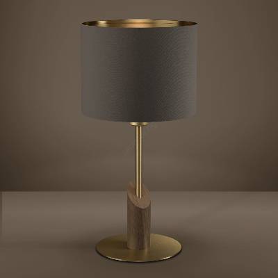 EGLO 390337 - Настолна лампа SANTANDRIA 1xE27/40W/230V кафяв/златист (EG390337)