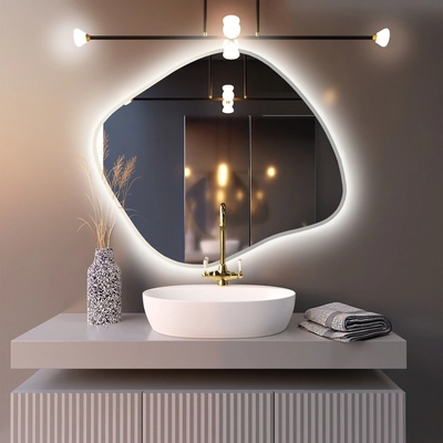 Baltica Design Bright Stain III 100x86 cm biela 5904107920092