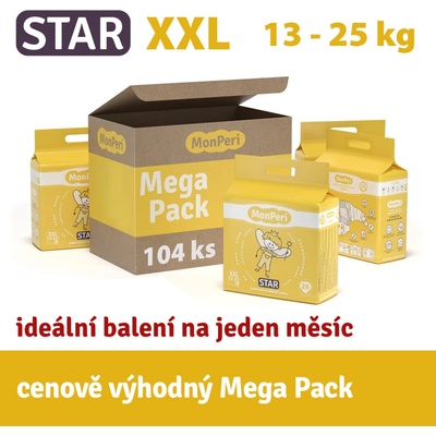MonPeri STAR XXL 13-25 kg 6 104 ks