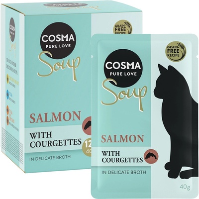 Cosma Soup Losos s cuketou 12 x 40 g