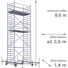 RUX MOBILO 1400 8,6 m 210 cm