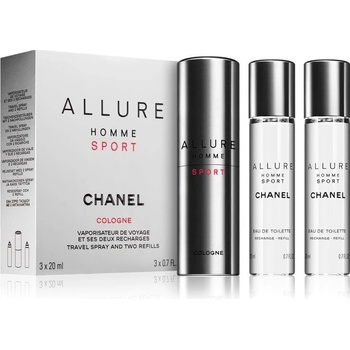 Chanel Allure Sport EDC 3 x 20 ml pro muže dárková sada