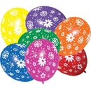 VsM ČR Balónky všech barev s motivem kytek B7