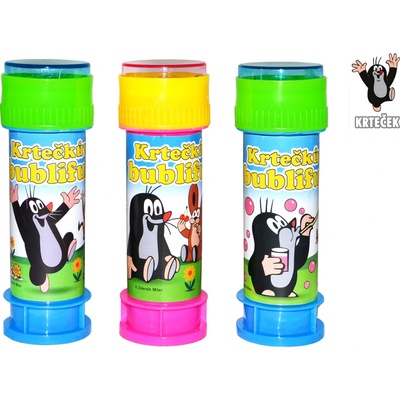 Bublifuk Krtek s hrkavkou 50 ml – Zboží Dáma