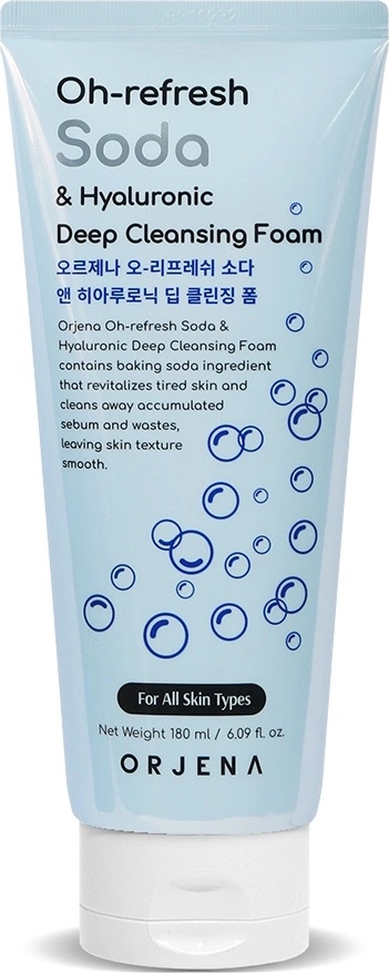 ORJENA Oh-Refresh Soda & Hyaluronic Deep Cleansing Foam Почистваща пяна дамски 180ml