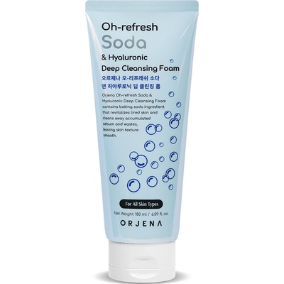 ORJENA Oh-Refresh Soda & Hyaluronic Deep Cleansing Foam Почистваща пяна дамски 180ml