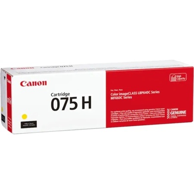 Canon Тонер касета Canon 075H Yellow (High Yield) - 6366C002AA, оригинална, жълта (Y) (CANON 075H Y)