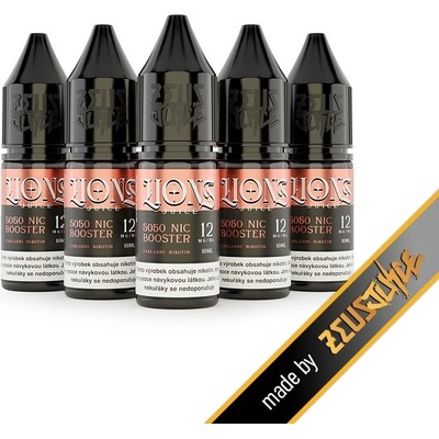 Lions Fifty Booster VG50/PG50 5x10 ml 12 mg
