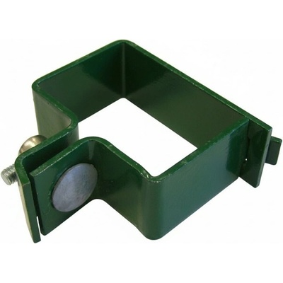 Objímka koncová pre stĺpik bez dier | obdĺžnikový profil 60 × 40 mm | poplastovaná | zelená RAL 6005
