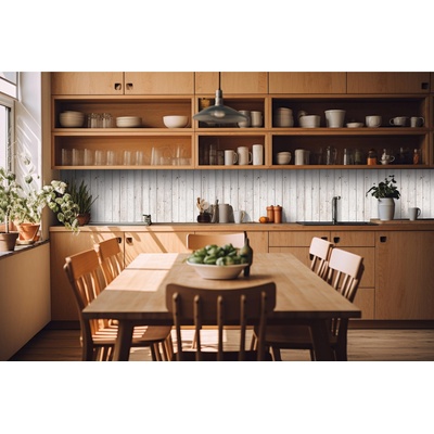 DIMEX ART Фототапет за кухня - стара дървена стена 420 x 60 см