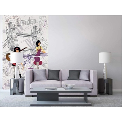 Dimex MS-2-0332 vliesová fototapeta na zeď Londýnský styl rozměry 150 x 250 cm
