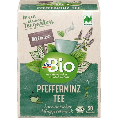 dmBio bio čaj máta peprná 50x1,5 g 75 g