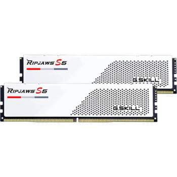 G.Skill 32GB kit DDR5 6000 CL30 Ripjaws S5 white F5-6000J3040F16GX2-RS5W