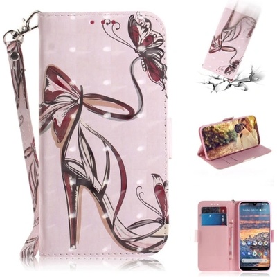 VSECHNONAMOBIL 21978 ART Peňaženkový obal Nokia 4.2 HIGH HEELS – Zboží Živě