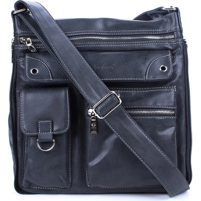 Jennifer Jones Praktická crossbody kabelka přes rameno 3427-2 černá