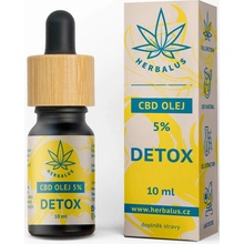 Herbalus CBD olej 5% DETOX 10 ml