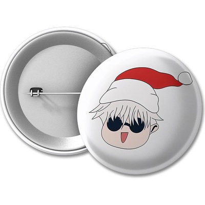 Jujutsu Kaisen Placka Gojo Limited X-MAS 2024 - 50 mm – Zboží Dáma