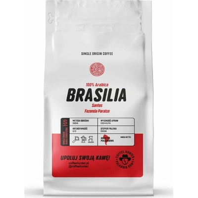 Coffee Hunter Brasilia Santos Fazenda Paraiso zrnková 1 kg