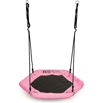 EcoToys zahradní houpačka Čapí hnízdo 100 cm barevná