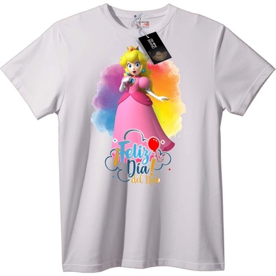 NOONEBRAND Тениска Peach Princess Ден на детето - 2XL, White