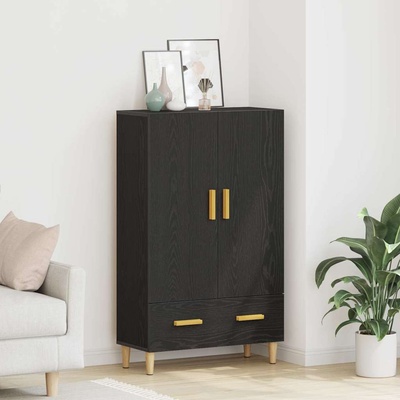 vidaXL Висок шкаф Черния дъб 70 x 31 x 115 см Инженерно дърво (862763)
