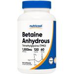 Nutricost TMG Betaine Anhydrous |Trimethylglycine 1500 mg [120 капсули]